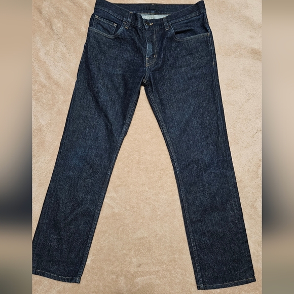 Prada Men’s Dark Wash Denim Jeans Size 31 Authentic Made in Romania - Picture 2 of 15